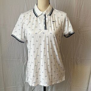 Vineyard Vines White Performance Polo